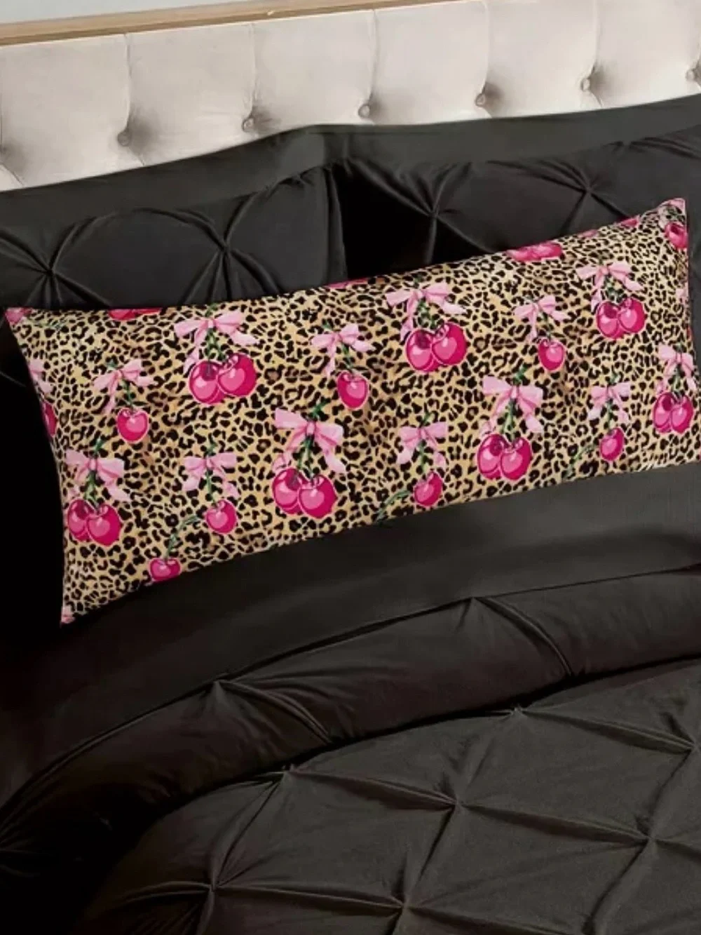 Juicy Couture Wild Cherry Ultra-Soft Plush Body Pillow